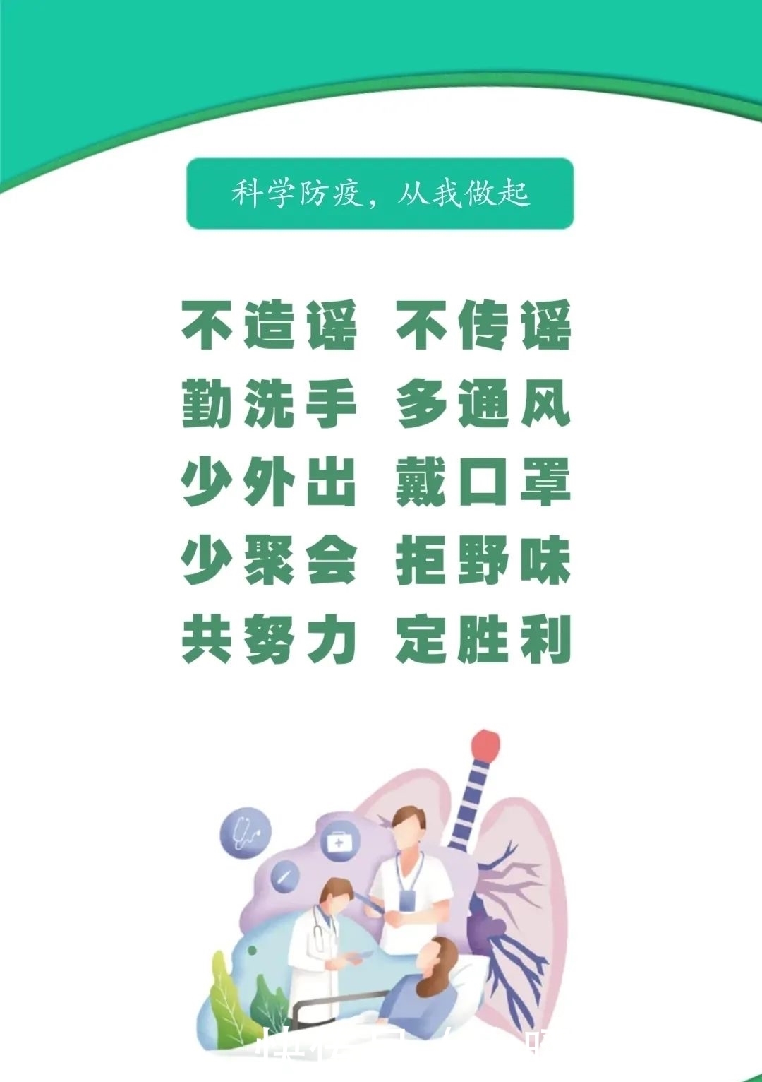 肺炎最新语录，科学防控，共筑健康防线